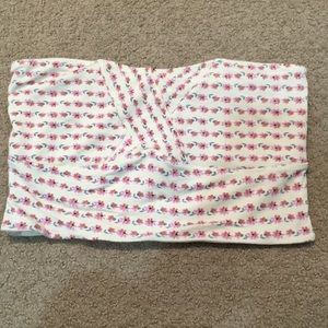 Free people strapless crop top/bandeau